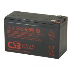 12В/7Ач Аккумуляторная батарея GSB GP 1272 F2 (широкие клеммы  6,3 мм.) ДЛЯ UPS