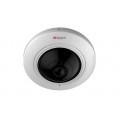 DS-I351 3Мп  fisheye IP-камера, фиксированный объектив 1.16мм 