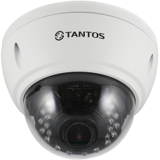 TSc-Vi1080pUVCv (2.8-12) Антивандальная купольная универсальная видеокамера 4в1 (AHD, TVI, CVI, CVBS) 